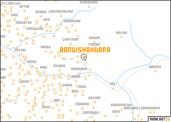 map of Bāndi Shāhdara