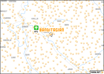 map of Bandi Tagiān