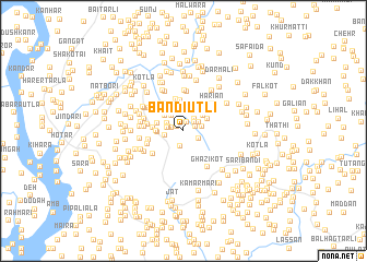 map of Bāndi Utli