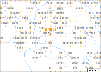 map of Bandi