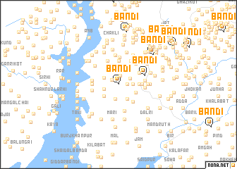 map of Bāndi