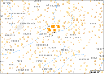 map of Bāndi