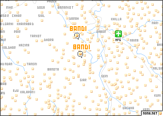 map of Bāndi