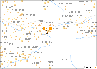 map of Bāndi