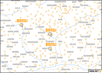 map of Bāndi