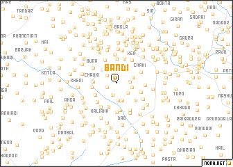 map of Bāndi