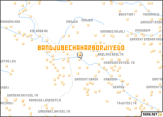 map of Band Jūb-e Chahār Borjī-ye Do