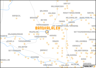 map of Band Kalāleh