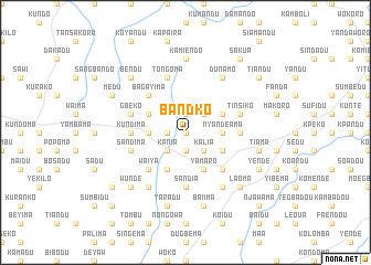 map of Bandko