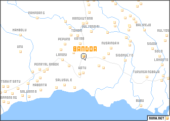 map of Bandoa