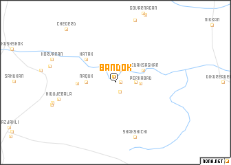 map of Bandok