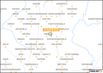 map of Bandoma