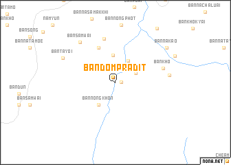 map of Ban Dom Pradit