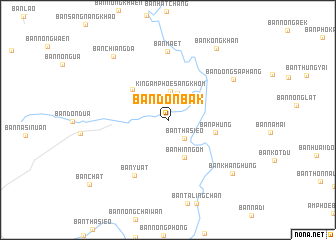 map of Ban Don Bak