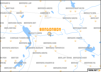 map of Ban Don Bom