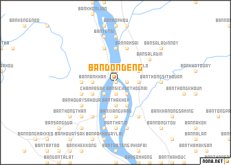 map of Ban Dondèng