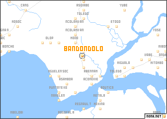 map of Bandondolo