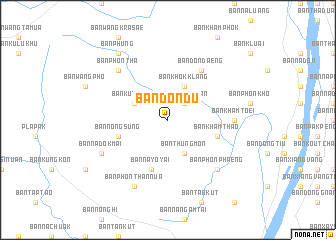 map of Ban Don Du