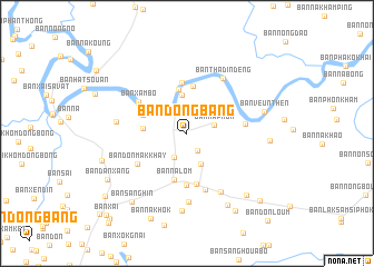 map of Ban Dôngbang