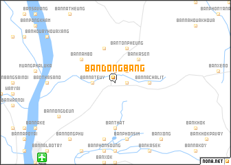 map of Ban Dôngbang