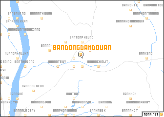 map of Ban Dôngdamdouan