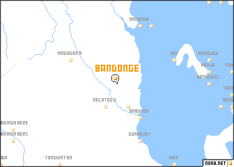 map of Bandonge