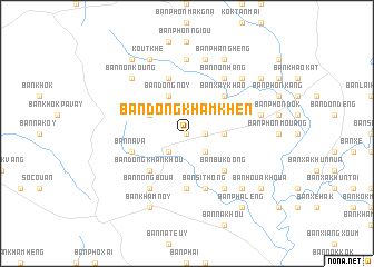 map of Ban Dôngkhamkhèn