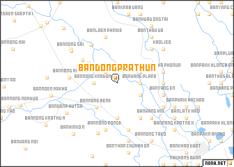 map of Ban Dong Prathun