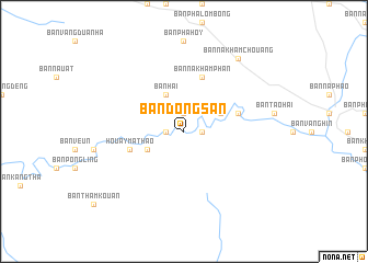 map of Ban Dôngsan