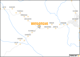 map of Bandongwé