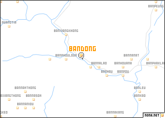 map of Ban Dông