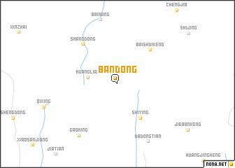 map of Bandong