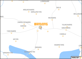 map of Bandong