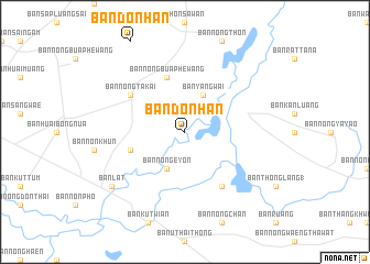 map of Ban Don Han