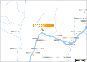 map of Ban Donhiang