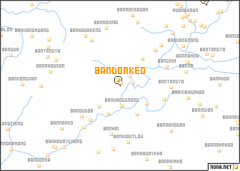 map of Ban Donkèo