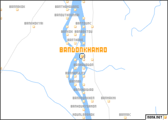 map of Ban Donkhamao