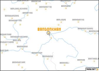 map of Ban Donkham