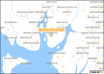 map of Ban Don Khiam