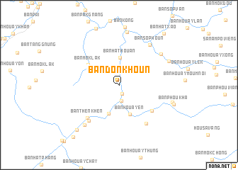 map of Ban Donkhoun