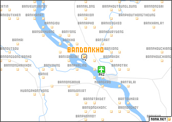 map of Ban Donkhô