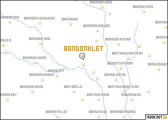 map of Ban Don Klet