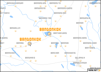 map of Ban Don Kok