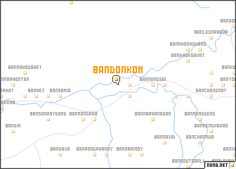 map of Ban Donkom