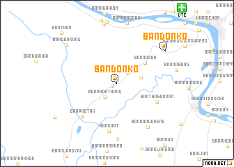 map of Ban Don Ko