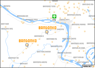 map of Ban Don Ko