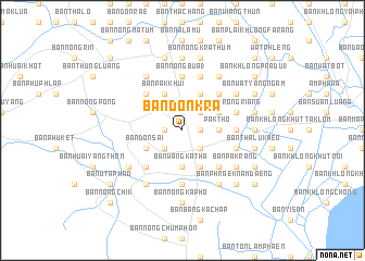 map of Ban Don Kra