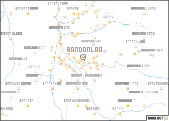 map of Ban Don Lao