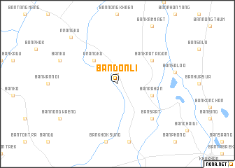 map of Ban Don Li