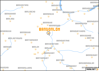 map of Ban Donlôm